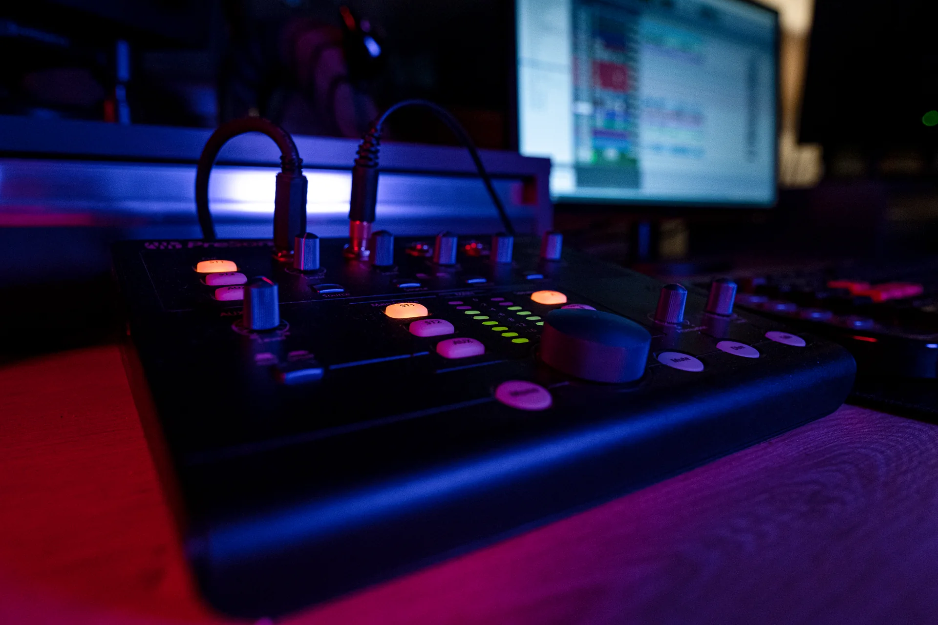 Monitor controller in the studio signal chain